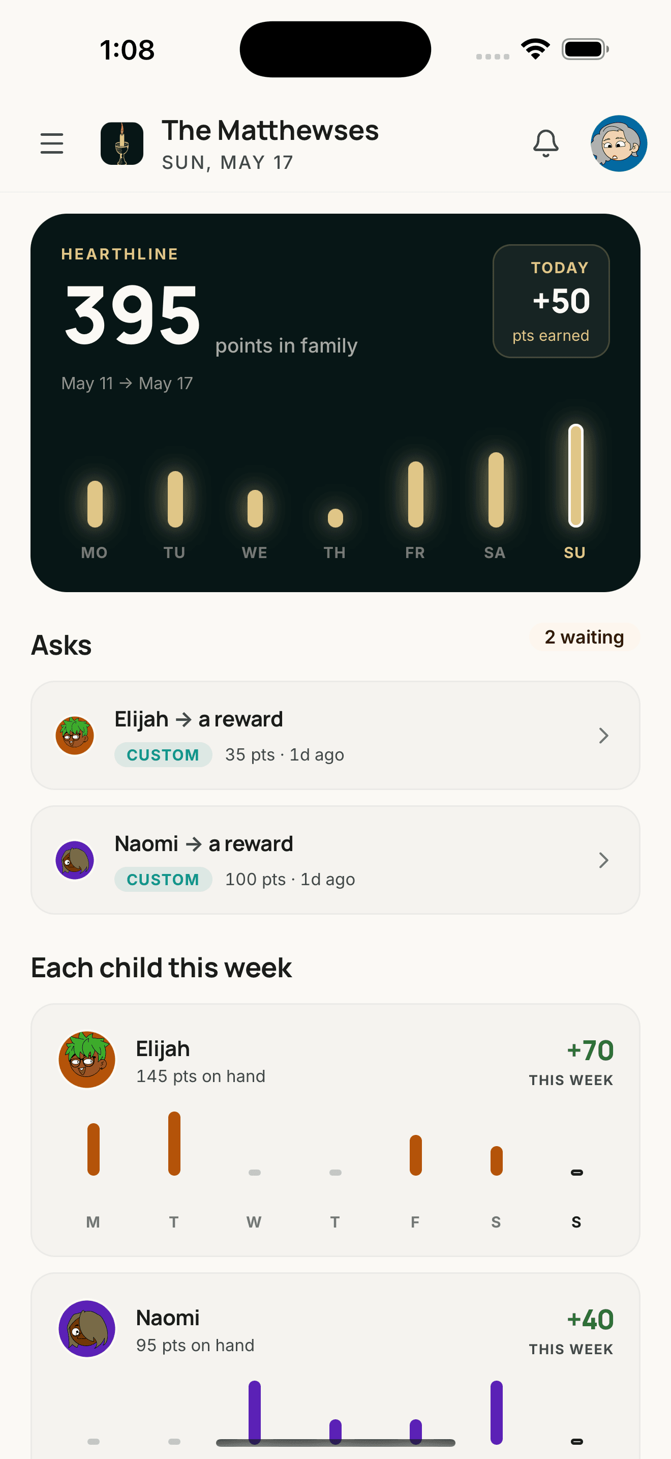 Lightstead mobile — kid economy